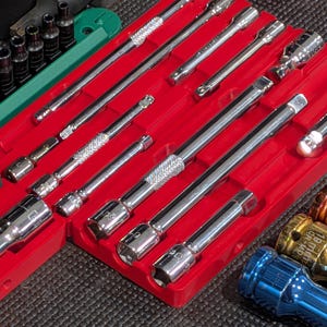 Socket Extension Toolbox Organizer - Vertical Storage with Ultra Strong Magnets