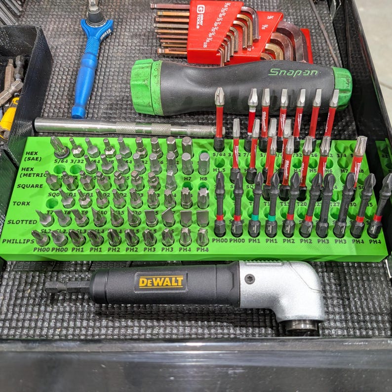 Screwdriver Hex Bit Storage - Fits 2