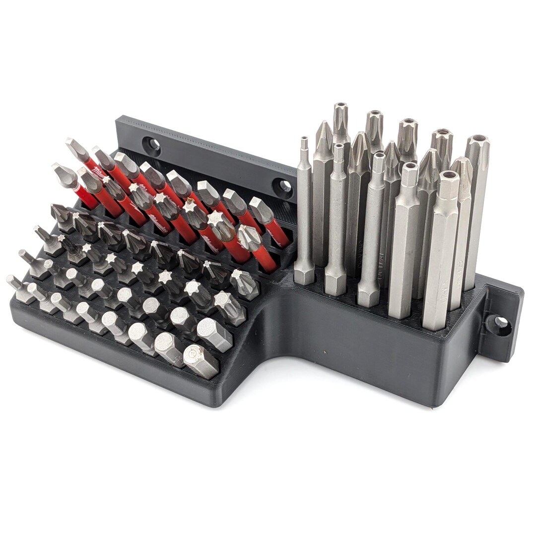 Hex Bit Storage: Wall Mountable Organizer, Holds 60+ Bits - Etsy
