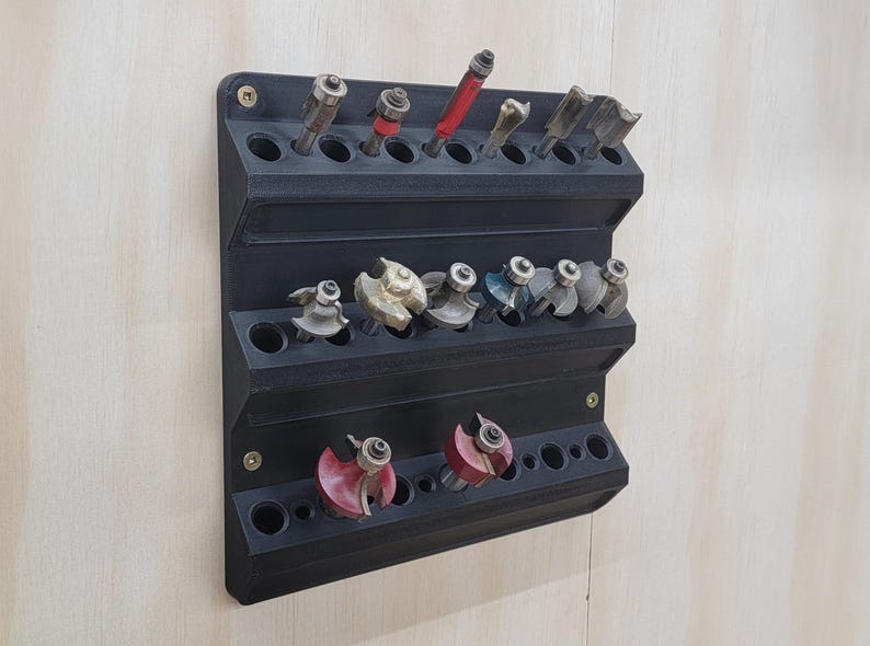 Router Bit and Rasp Holder: Workshop Organizer for Woodworking ...