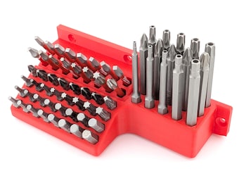 Hex Bit Storage: Wall Mountable Organizer, Holds 60+ Bits