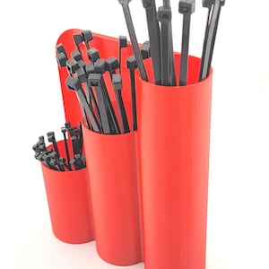 Krawattenhalter - Magnet- oder Wandhalterung - Für Werkzeugkiste, Garage, Werkstatt und Bastelraum.