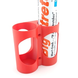 Caulk Tube Holder: 2-Tube Organizer for Workshop, Van, Jobsite