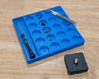Magnetic Small Parts Tray | RC Car | Watchmaker | Electronics Repair - Rare Earth Magnet Fastener Bin