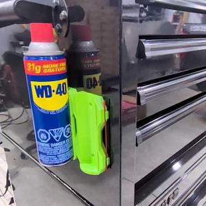 Magnetischer Spraydosenhalter | Werkzeugkiste mit Strohaufbewahrung