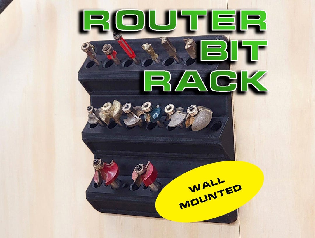 Router Bit and Rasp Holder: Workshop Organizer for Woodworking ...