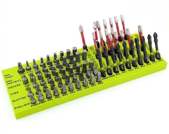 Screwdriver Hex Bit Storage - Fits 2" Deep Toolbox Drawers