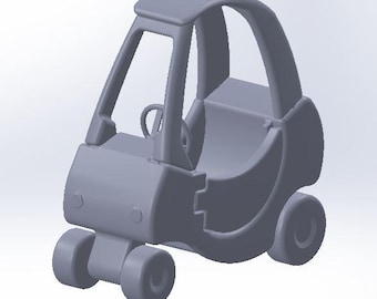 Cozy Coupe Toy Car (3D Printing, Files, STL, Toy, Ornament, Novelty, Figurines, Collectible)