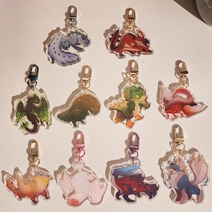 Monster Hunter Chibi Keychains
