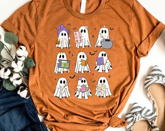 Funny Ghost SLP Halloween Shirt: Speech Therapy Spooky Tee