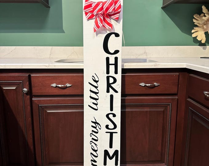 Festive Wooden Outdoor Christmas Sign for Home Decor, Porch, Yard & Holiday Celebrations
