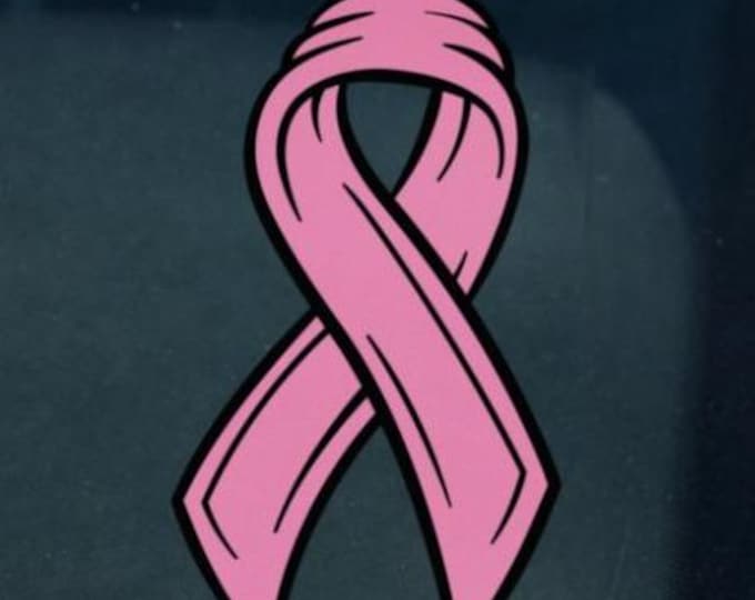 Cancer Awareness Car Decal/Sticker | Removable Vinyl Decal| Support Ribbon Decal | Vehicle Sticker | Car Window Decal