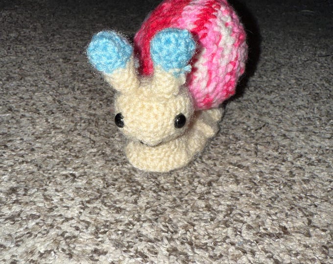Handmade Crochet Snail