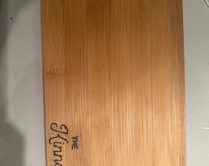 Personalized Wood Burned Cutting Board | Handmade Name Customization | Small Cutting Board | Kitchen Decor | Rustic Gift