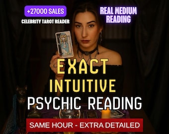 Lectura psíquica intuitiva precisa / Médium real en la misma hora / Predicciones de tarot honestas y detalladas / Perspicacia precisa