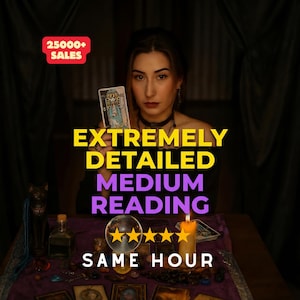 非常に詳細な霊視リーディング | 霊的メッセージの洞察 | 直感的なサイキックガイダンス | 迅速な対応