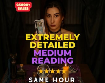 非常に詳細な霊視リーディング | 霊的メッセージの洞察 | 直感的なサイキックガイダンス | 迅速な対応