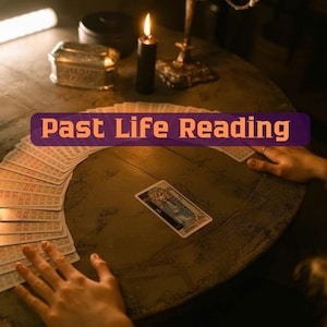 Same Day Past Life Tarot Reading: paranormale inzichten, lezen op medium, helderziende begeleiding en liefdestarot om verbanden met vorige levens te ontdekken.