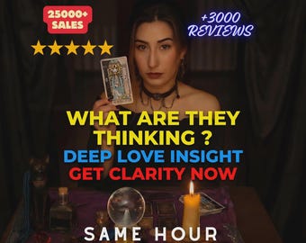 ¿Qué están pensando? Informe de lectura de tarot, perspectiva amorosa personalizada al estilo psíquico.