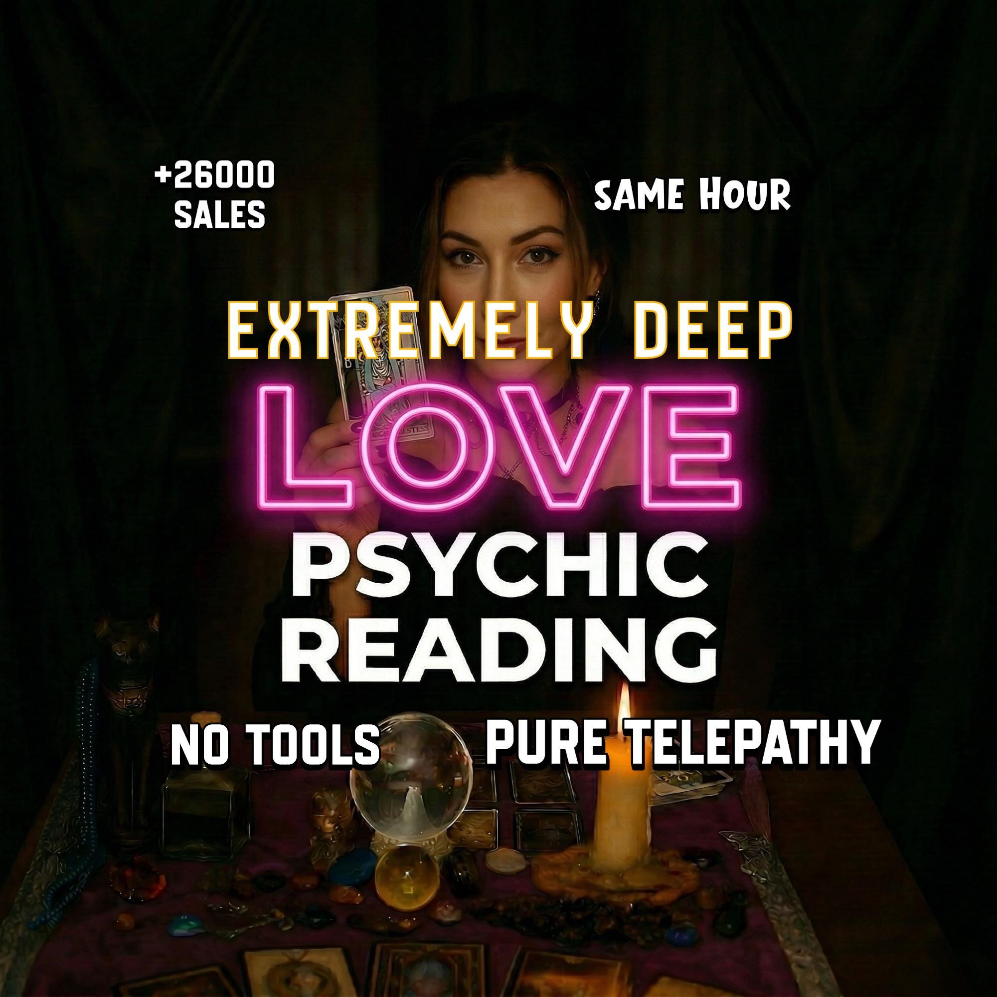 Extremely Deep Love Psychic Reading | No Tools Telepathy Reading | Same Hour Insight & Honest Feelings