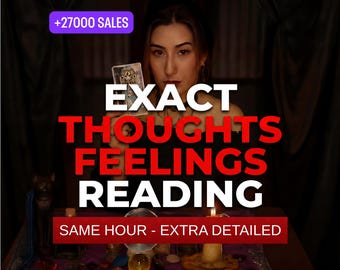 Lectura de Tarot para comprender pensamientos y sentimientos exactos / Telepatía en la misma hora / Médium real con información honesta y detallada