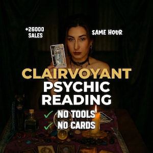 Clairvoyant Psychic Reading No Tools No Cards | Same Hour Telepathy | Real Medium Intuitive Insight