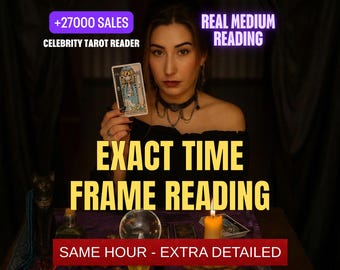 Lectura de Tarot con Plazo Exacto / Predicción de Medium Real en la Misma Hora / ¿Cuándo Sucederá?