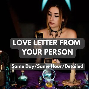 Carta de Amor da Sua Pessoa – Mensagem Psíquica Canalizada, Leitura de Chama Gêmea ou Alma Gêmea, Insight Intuitivo de Romance