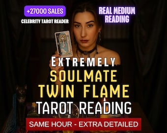 Lectura de Tarot de Almas Gemelas / Compatibilidad Amorosa Psíquica en la Misma Hora / Lectura con Medium Real