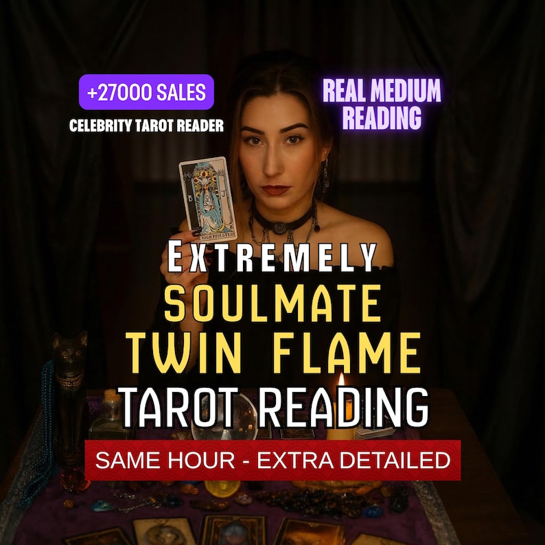 Soulmate Twin Flame Tarot Reading | Psychic Love Match Same Hour | Real ...