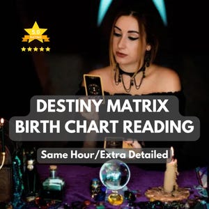 Destiny Matrix and Birth Chart Reading – Astrology Forecast, Tarot + Numerology, Love Compatibility, Life Path & Career Insight