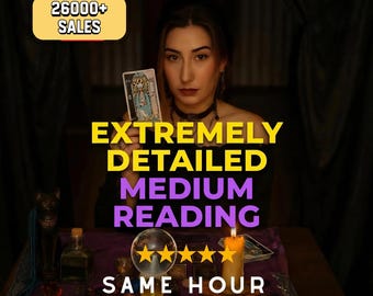 Lectura médium extremadamente detallada / Percepción de mensajes espirituales / Orientación psíquica intuitiva / Respuesta rápida