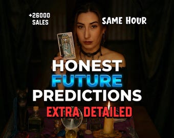 Lectura psíquica de predicciones futuras / Análisis honesto y detallado del tarot / Claridad en el mismo día