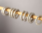 Simple Solid Snag-Free Scaly Ring Stitch Markers for Knitting