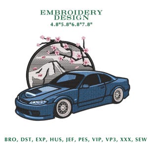 Japanese car embroidery