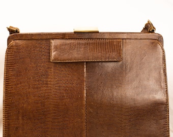 Vintage handtas – Goldseal-lederwaren – Made in Australia – zeldzame stijl