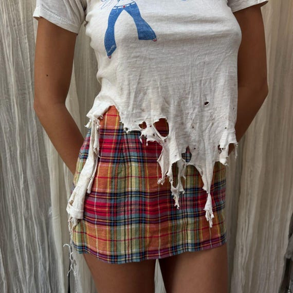 Vivienne Westwood, vivienne westwood plaid mini skirt