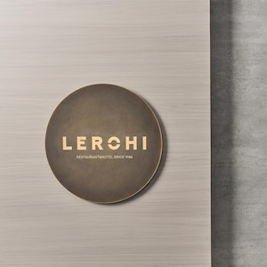 Custom Plaque Antiqued Brass Plaques - Solid Brass - Name Plates - Custom House Signs - Custom Sizes Available - Aged Finish with Patina