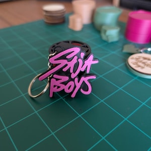 K-Pop Demon Hunter Inspired Keychains – Anime Style Keyring Set | K-Pop Charm Accessory | Fan Art Keychains | Cute Demon Slayer Vibes