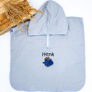 Bath poncho, poncho, baby, personalized
