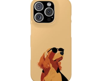 Minimalist Cocker Spaniel Phone Case