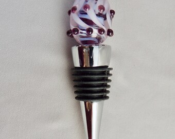 Bouchon de bouteille avec Artisan fait de perle de verre