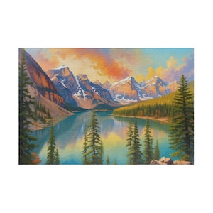 Banff National Park, Canada - Adult Jigsaw Puzzle, 252, 520, 1014 Piece, National Park Puzzle, Unique Gift Idea