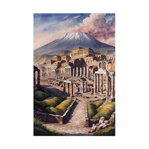 Pompeii Italy Jigsaw Puzzle, Puzzle for Adults, 1000 Piece Puzzle, 500 Piece, Family Activity, Fun Brain Teaser Game, Puzzle Gift Idea