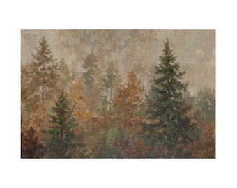 Vintage Fall Forest Jigsaw Puzzle: Autumn Landscape, Relaxing Activity
