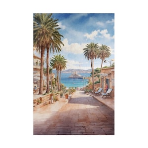 Camp De Mar Mallorca Jigsaw Puzzle, Puzzle for Adults, 1000 Piece Puzzle, 500 Piece, Puzzle Gift Idea, Family Activity