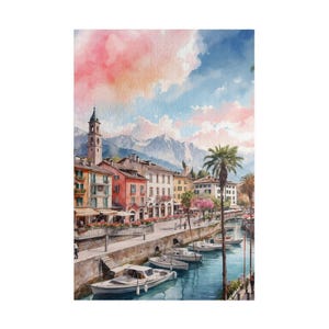 Ascona, Switzerland Adult Jigsaw Puzzle, 500 1000 Piece, Unique Gift Idea for Travel Lovers