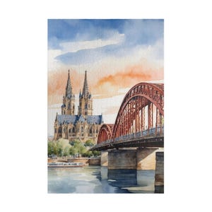 Hohenzollern Bridge, Cologne - Jigsaw Puzzle, 500,1000 Piece, Unique Puzzle for Travelers, Jigsaw Puzzle for Adults, Gift for Husband