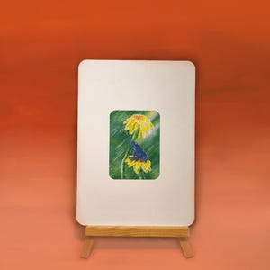 Sapo em Floret - Floresta 5/5 | Träumerische Grußkarte mit Froschmotiv | Cartão Gruß | Mapa artístico | Sammelkarte