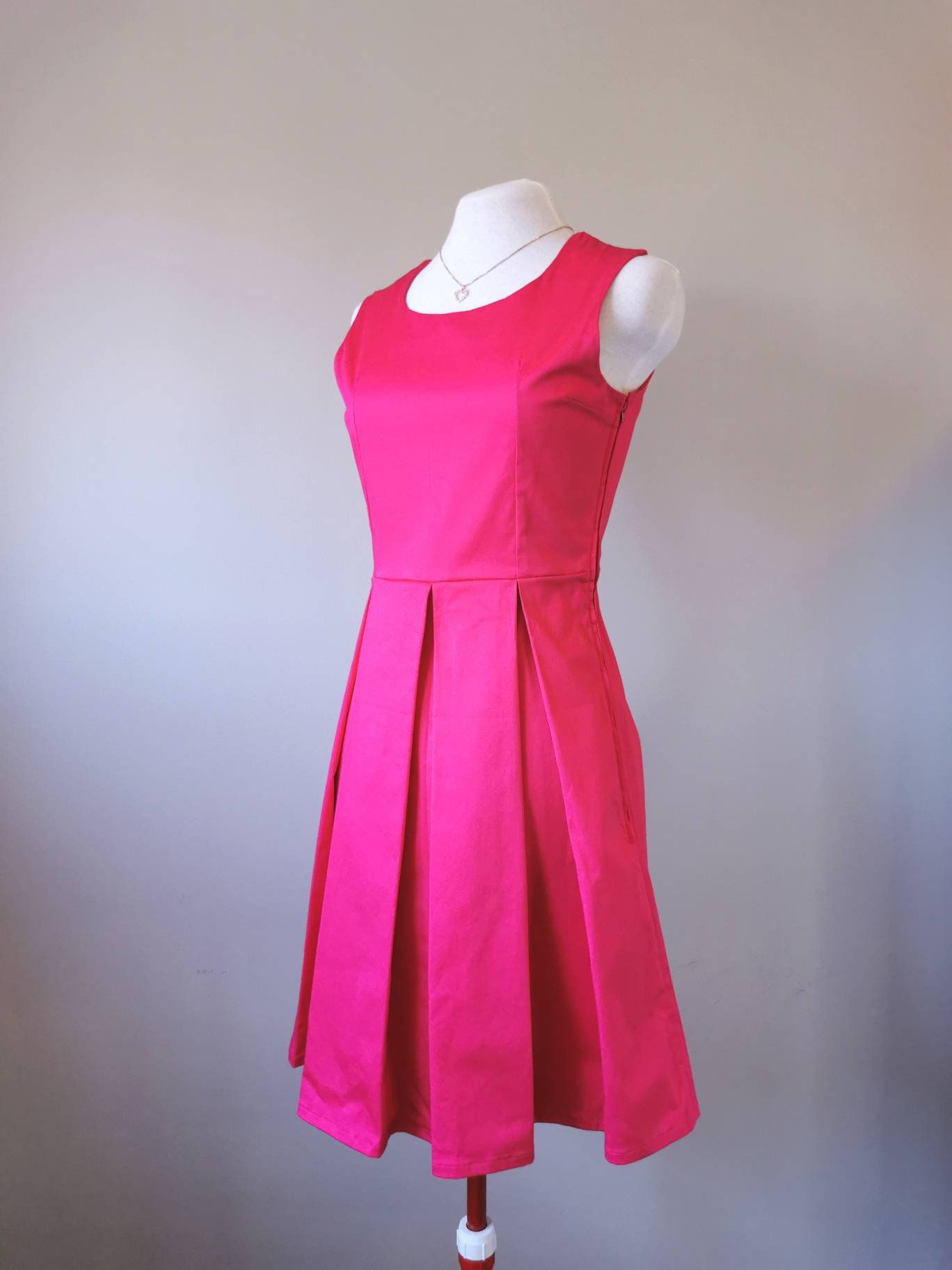 preppy hot pink dress Shop the Zoe Mini Dress in Hot Pink